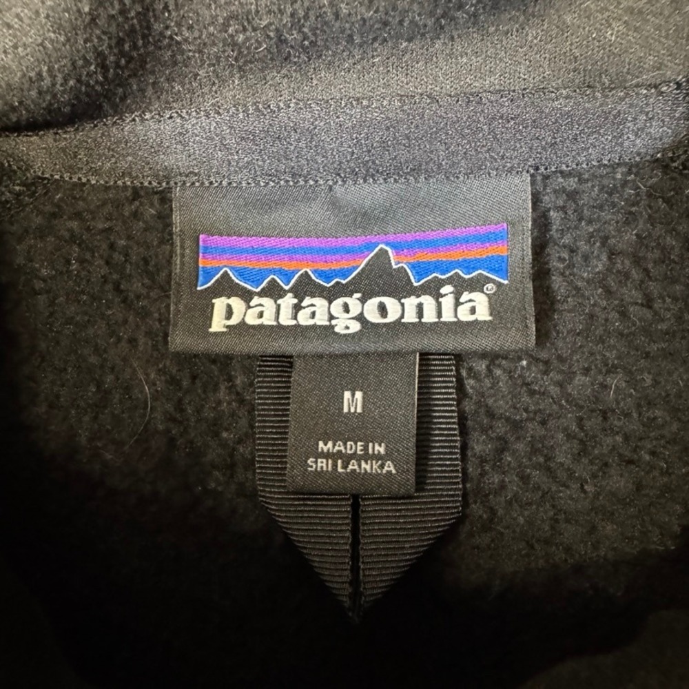 Patagonia Better Sweater Full Zip Jacket Black Heather Fleece Womens Medium - Picture 4 of 14